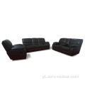 Sala de estar de couro reclinável confortável assento saco sofá